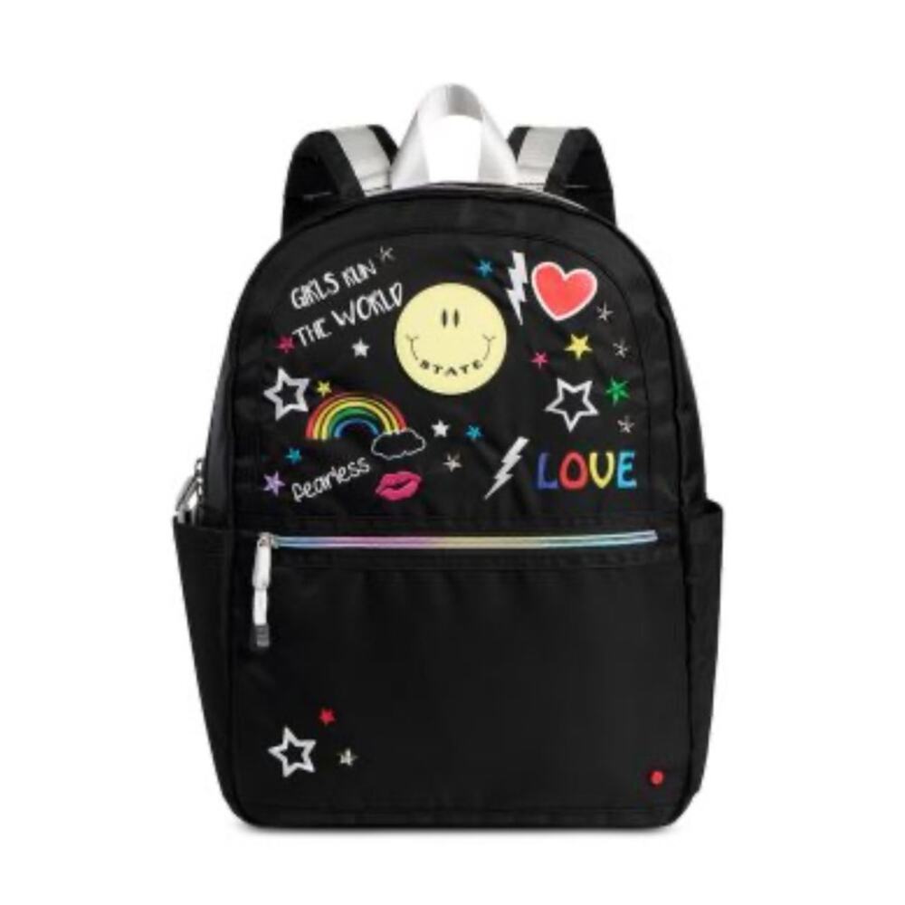 State Kane Smiley Kids Girl Power Backpack